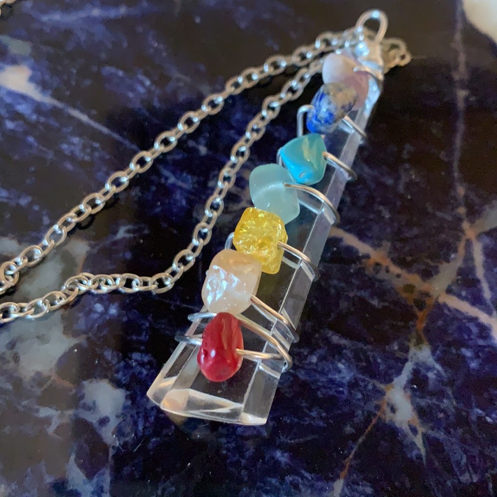 SALE!! Chakra wrap necklace.  #2 NWT